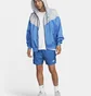 Куртка мужская Nike Sportswear Windrunner Hooded Jacket Light Blue/White DA0001-402