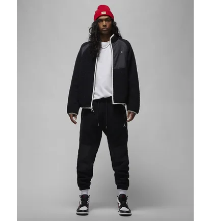 Толстовка чоловіча Air Jordan Essentials Full-Zip Winter Black Dv1583-010