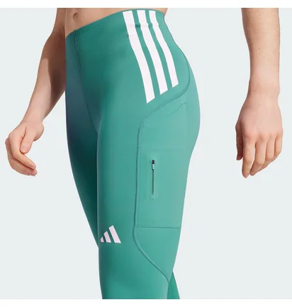 Леггинсы женские Adidas Adizero Full Length Performance Green JV7182