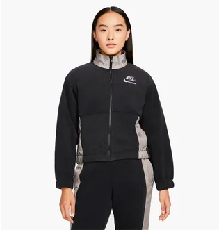 Кофта женская Nike Wmns Plush Jacket Grey Dd5712-010
