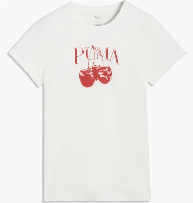 Футболка жіноча Puma Graphic Cherry White 691911-02