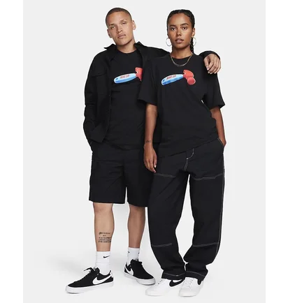 Футболка унисекс Nike T-Shirt Sb Black FJ1159-010