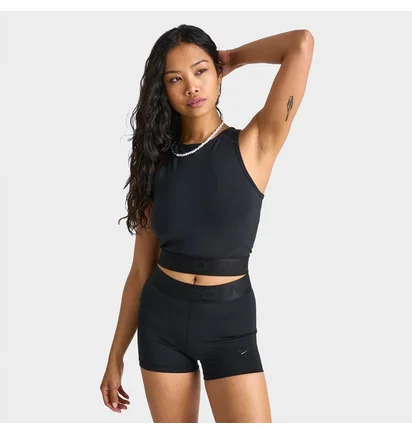Топ женский Nike Pro Dri-Fit Crop Tank Black FQ7934-010