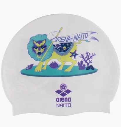 Шапочка для плавания Arena Fun Planet - Hd White 007593-230