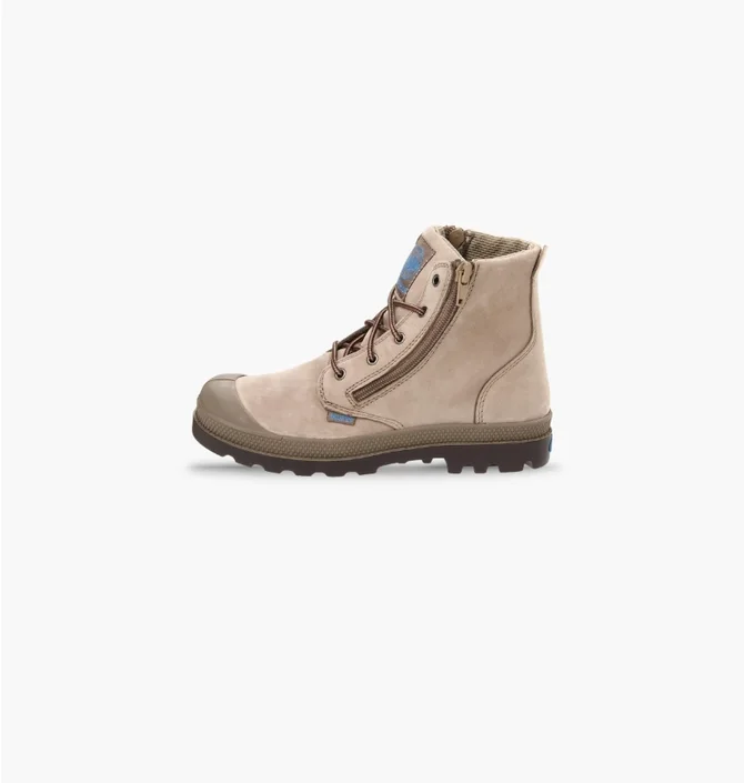 Черевики дитячі Palladium Pampa Hi Lea Gusset Beige 52744-206