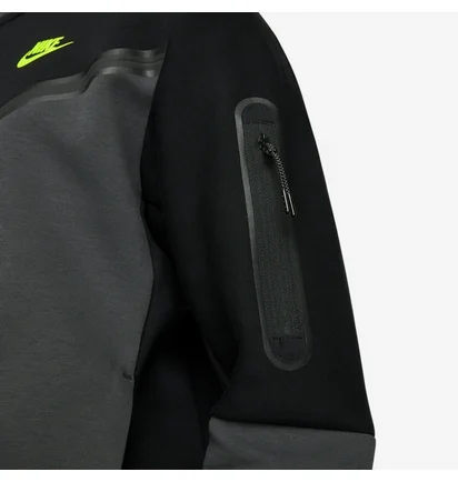 Толстовка чоловіча Nike Sportswear Tech Fleece Full-Zip Hoodie Black DV0537-011