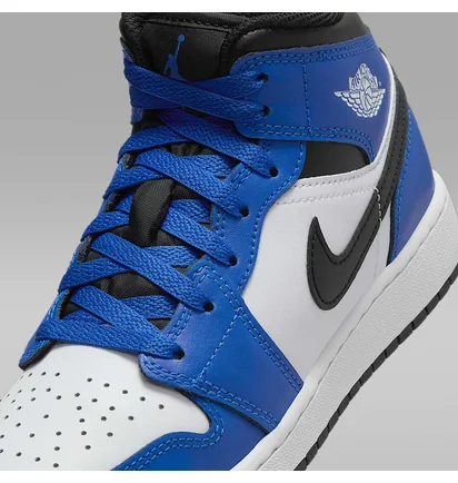 Кросівки дитячі Air Jordan 1 Mid (Gs) Blue/White DQ8423-402