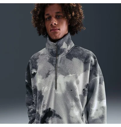 Кофта мужская Nike Tf Sherpa Hz Grey HV3541-068