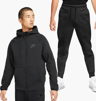 Спортивный костюм мужской Nike Sportswear Hoodie Full-Zip Black DD5284-010__DD5293-010