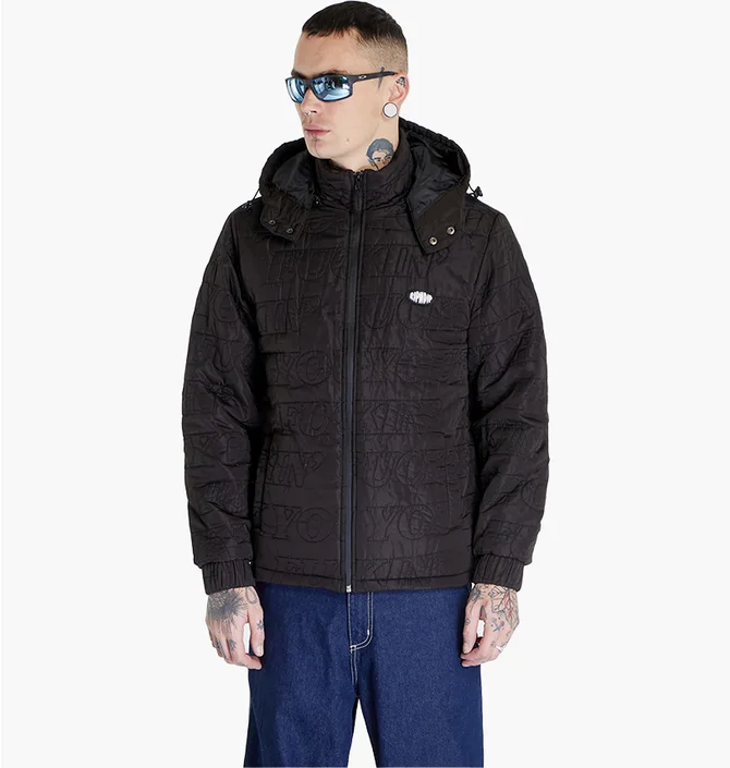 Куртка мужская Ripndip Fuckin Fuck Puffer Jacket Black RNDHOL23105
