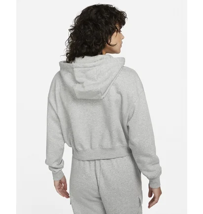 Худи женское Nike Sportswear Club Fleece Crop Hoodie Grey Dq5850-063