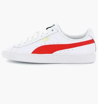 Кроссовки мужские Puma Basket White/Red White 354367-24