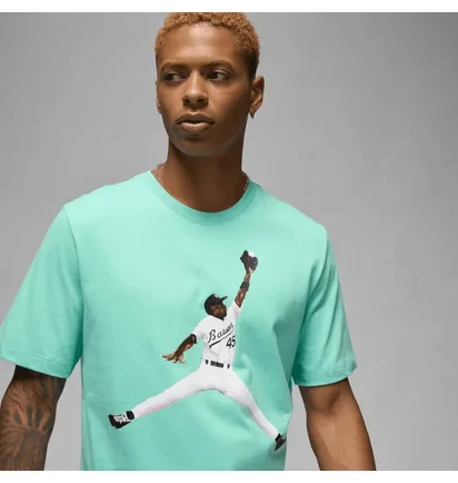 Футболка мужская Air Jordan Flight Mvp Crew Turquoise FN5990-349