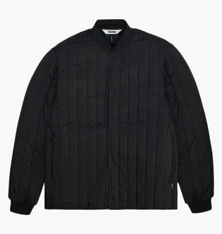 Бомбер мужской Rains Banja Liner Black 21680
