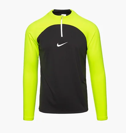 Кофта мужская Nike Dri-Fit Academy Pro Drill Top (K) Black/Green DH9230-010