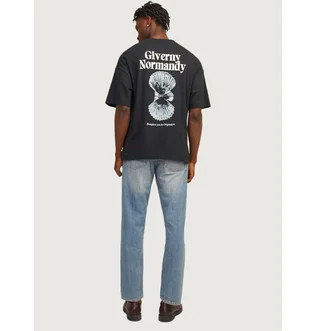 Футболка чоловіча Jack & Jones Jormilos Ss Sn Black 12256330-BLACK