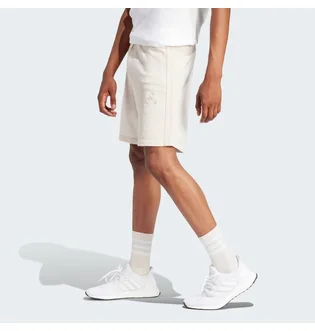 Шорты мужские Adidas All Szn French Terry 3-Stripes Garment-Wash Shorts Beige IR5258