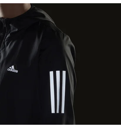 Вітровка жіноча Adidas Own The Run Hooded Running Windbreaker Black H59271