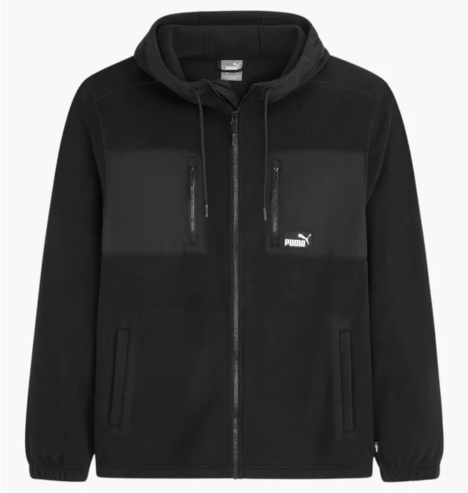 Толстовка мужская Puma Polar Fleece Black 943330-01