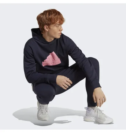 Худі чоловіче Adidas Future Icons Badge Of Sport Hoodie Blue Ic3747