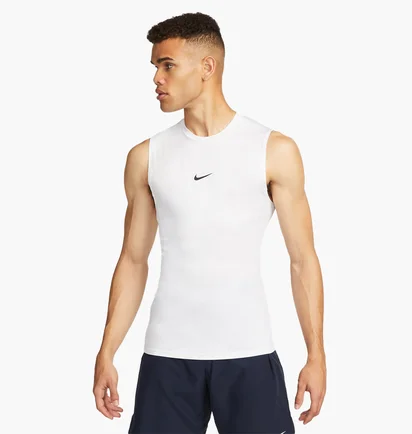 Майка мужская Nike Pro MenS Dri-Fit Tight Sleeveless Fitness Top White FB7914-100