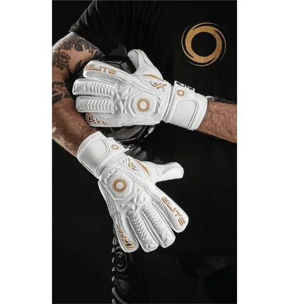 Перчатки вратарские мужские ELITE SPORT Real White ELITE-REAL