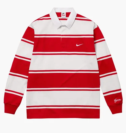Свитшот мужской Nike Supreme Stripe Red/White HF9641-657