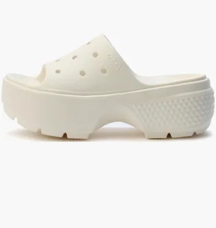 Тапочки женские CROCS Stomp Slides Beige 209346-0WV