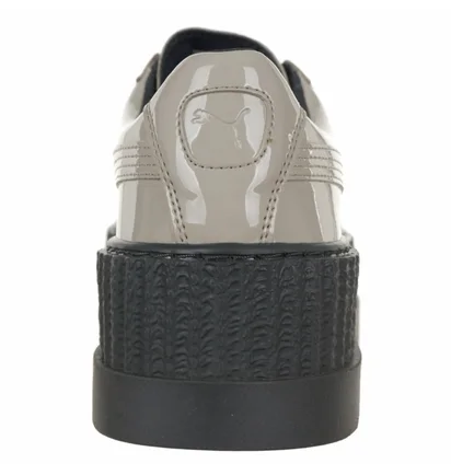 Кроссовки женские Puma X Fenty Rihanna Pointy Creeper Patent Beige 366270-02