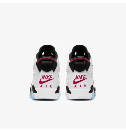 Кросівки дитячі Air Jordan 6 Retro Carmine White/Red 384665-106