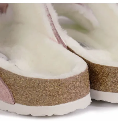 Тапочки женские Birkenstock Arizona Shearling Pink 1023258