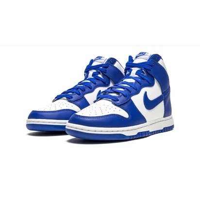 Кросівки чоловічі Nike Dunk High White/Blue DD1399-102