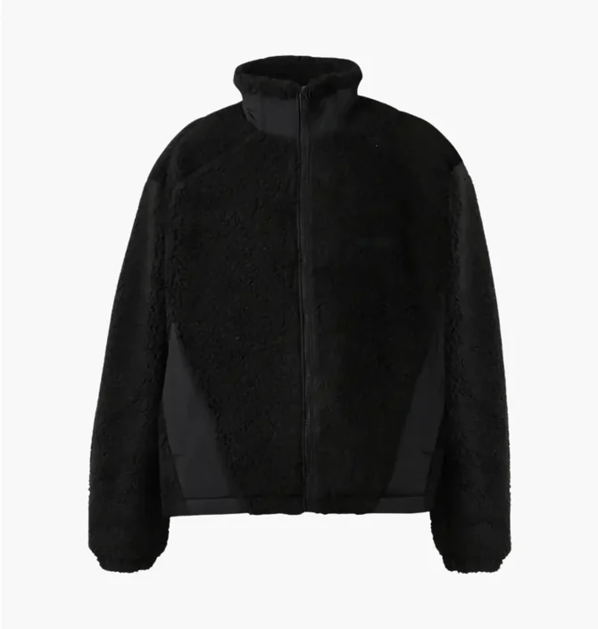 Куртка унисекс Han Kjobenhavn Han Kjøbenhavn Fleece Jacket Aw25 Black U-134638