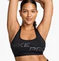 Топ женский Nike Pro Swoosh Light Black FN2749-010