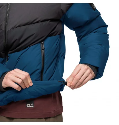 Пуховик чоловічий Jack Wolfskin 365 Fearless Down Puffer Black/Blue 1206421-1134