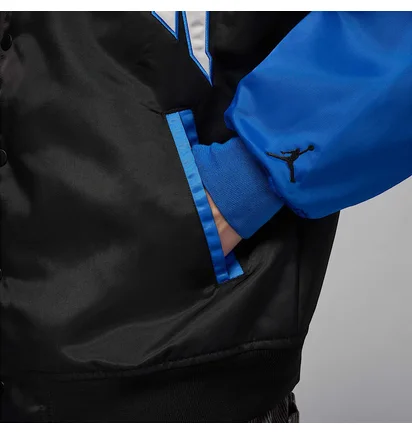 Куртка мужская Air Jordan Brooklyn Collegiate Varsity Jacket Black/Blue HV0099-010