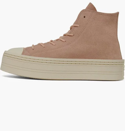 Кеди жіночі Converse All Star Modern Lift Mono Suede Platform Casual Shoes Beige A04663C