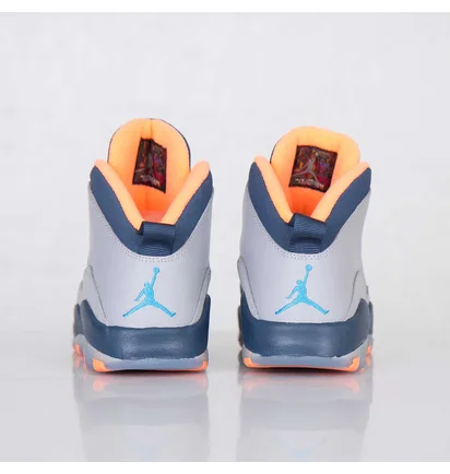 Кросівки дитячі Air Jordan 10 Retro Gs White/Blue 310806-026