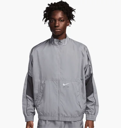 Куртка чоловіча Nike Air MenS Woven Track Jacket Grey FN7687-065