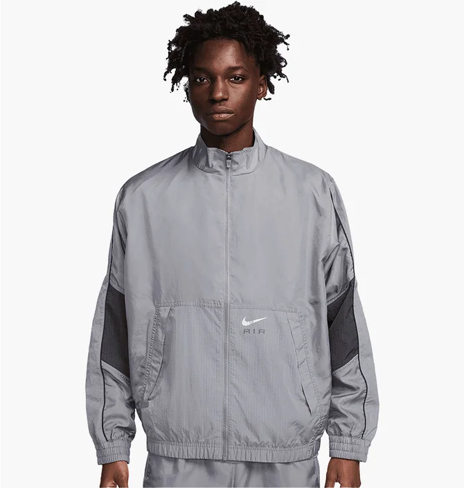 Куртка чоловіча Nike Air MenS Woven Track Jacket Grey FN7687-065