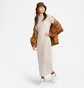 Платье женское Nike Nsw Air Aop Mesh Ls Dress Beige DV8249-292