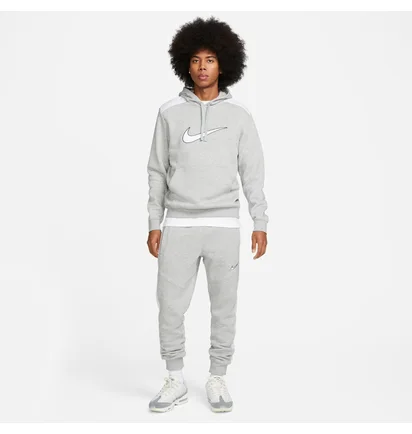 Худи мужское Nike M Nsw Sp Flc Hoodie Bb Grey FN0247-063