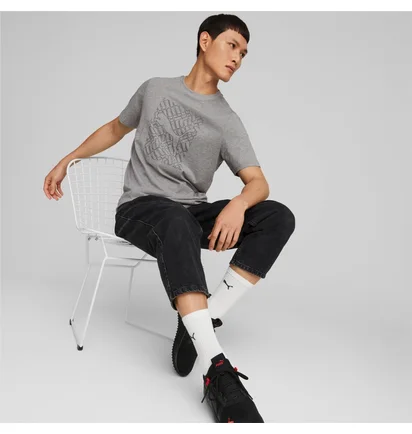 Футболка мужская Puma Hc Graphic Grey 674474-03