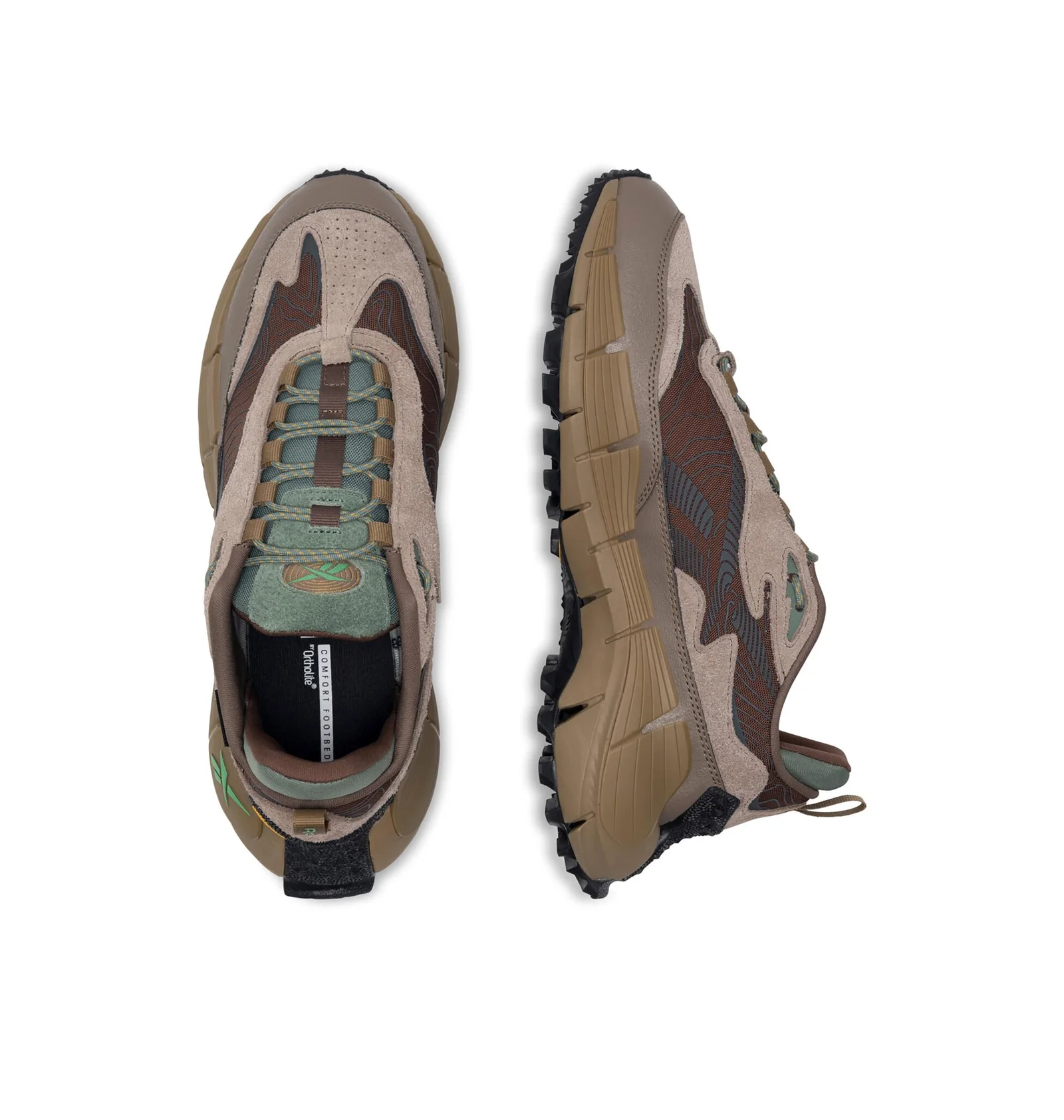 ᐉ Кроссовки мужские Reebok Zig Kinetica 2.5 Edge Brown 100074674