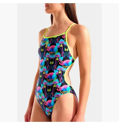 Купальник женский Arena Womulti Chameleons Swimsuit Blue 010209-560