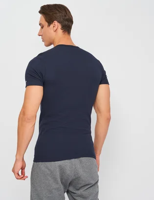 Футболка чоловіча Kappa Mezza Manica Girocollo Blue K1306-BLUNAVY