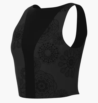 Топ женский Nike W Ny Df Luxe Crop Tanv Black DV9171-010
