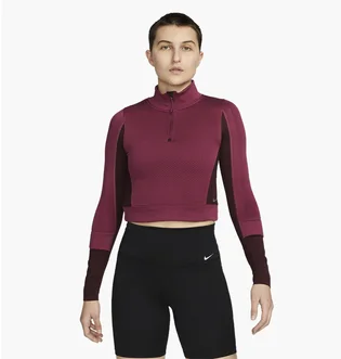 Кофта жіноча Nike 1/4 Therma-Fit Adv City Ready Bordo DV9807-653