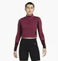 Кофта жіноча Nike 1/4 Therma-Fit Adv City Ready Bordo DV9807-653