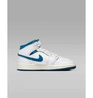 Кроссовки детские Air Jordan 1 Mid Se Gs White FN7432-141